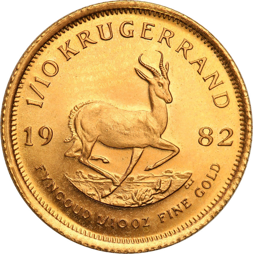 RPA 1/10 Krugerranda 1982 (1/10 uncji złota) st.1
